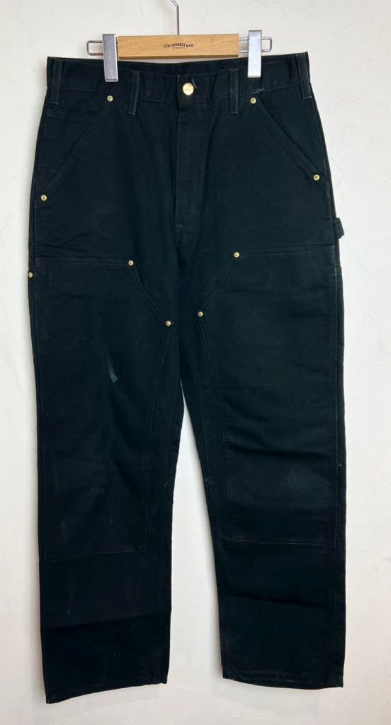 Carhartt ダブルニー ダック パンツ ブラック 黒 カーハート ワーク