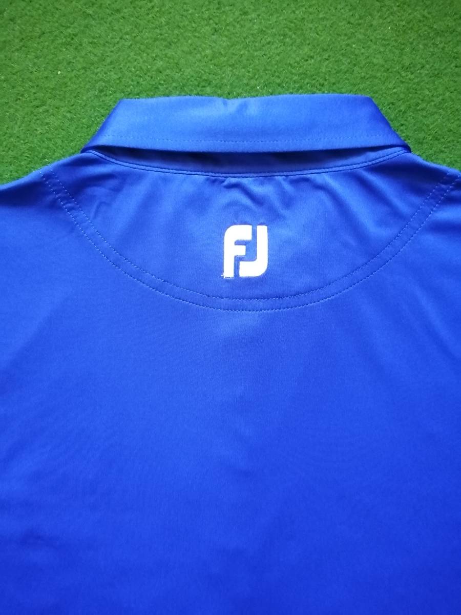 ★超美品　FootJoy フットジョイ 半袖ボタンダウンシャツ　ブルー　3XL　大きいサイズ_画像3