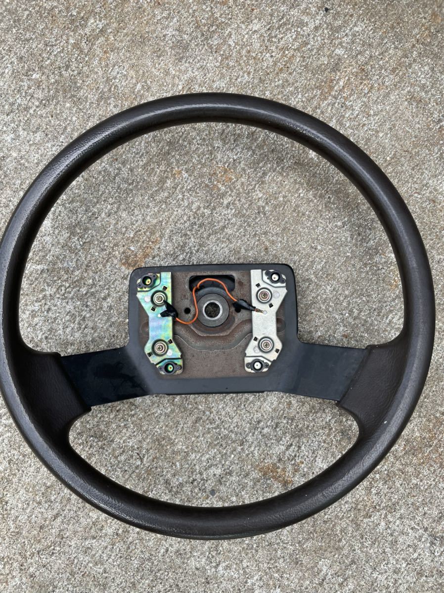 ランクル60 HJ61 VX 茶系 純正ステアリング ハンドル トヨタ純正部品