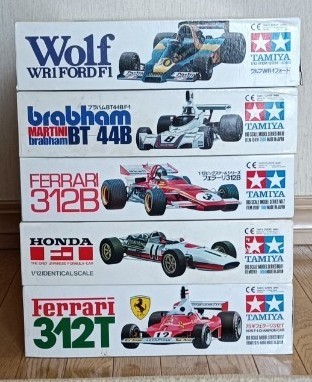 リアル タミヤ 1/12 ビッグスケール フェラーリ F1キット5台