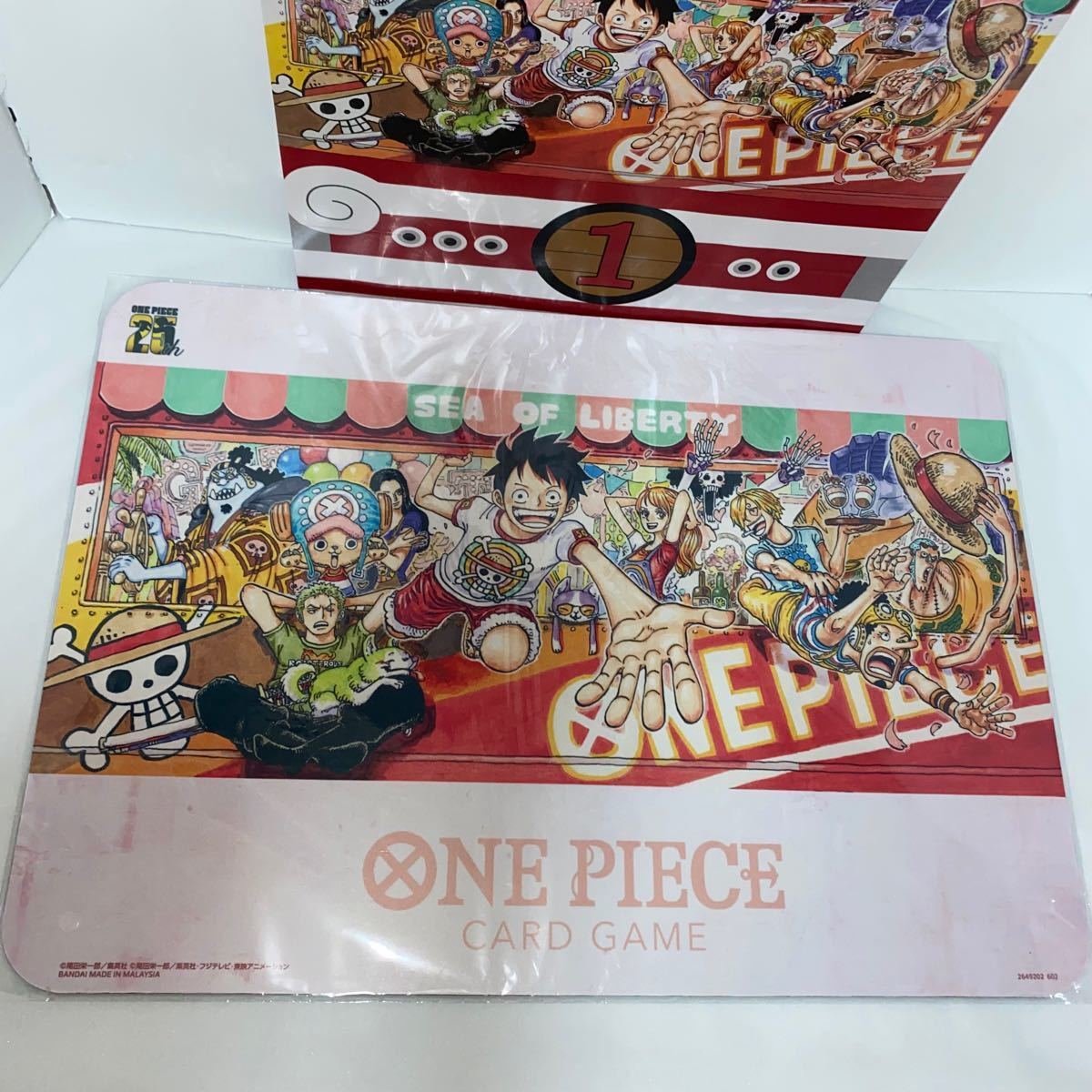 25周年記念グッズ展 Meet the ONE PIECE プレミアムカードコレクション プレイマット ワンピース グッズセット① 25周年記念グッズ展 Meet the ONE PIECE プレミアムカードコレクション プレイマット ワンピース グッズセット①