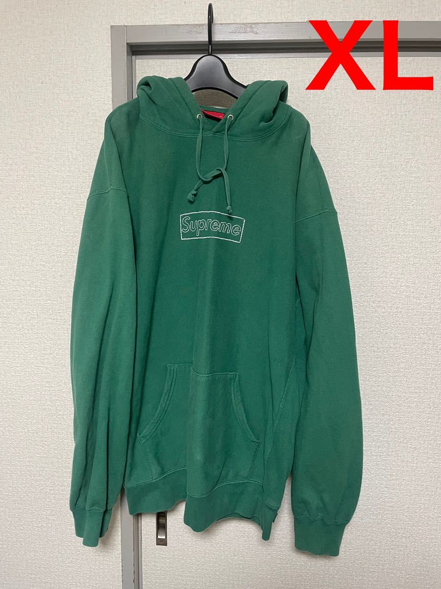 シュプリーム SUPREME × カウズ KAWS 21SS Chalk LOGO HOODED チョーク