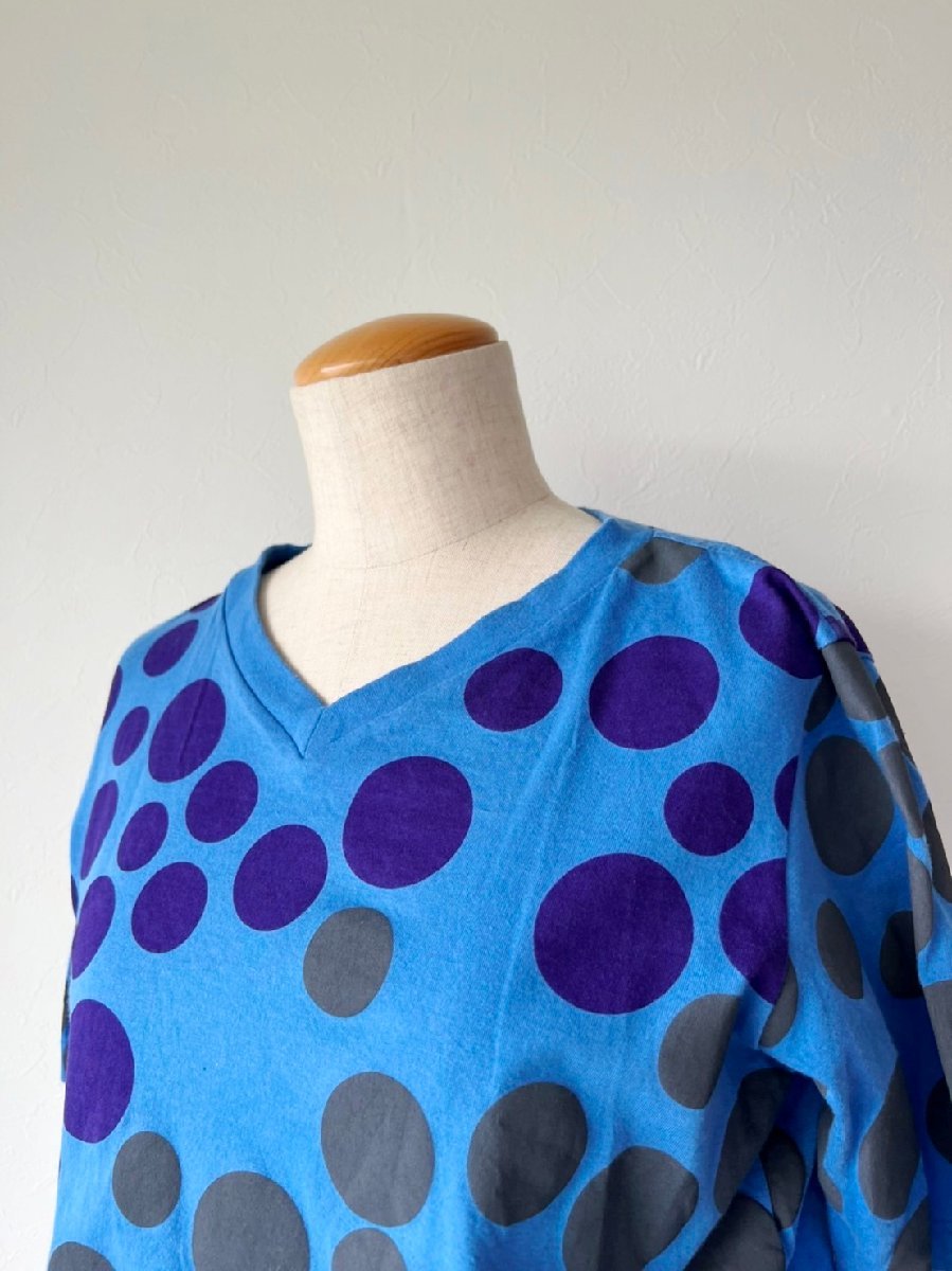  Goki unpeu outlet lady's tops cut and sewn short sleeves polka dot beautiful goods 