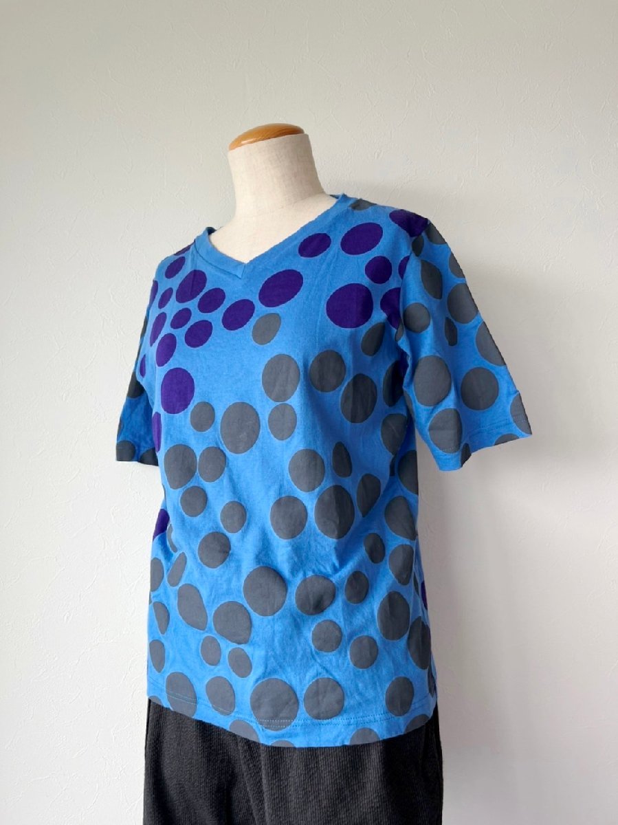  Goki unpeu outlet lady's tops cut and sewn short sleeves polka dot beautiful goods 