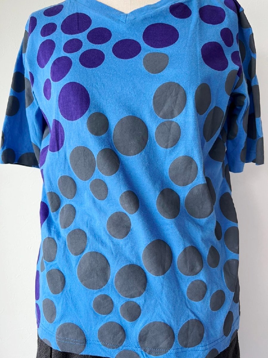  Goki unpeu outlet lady's tops cut and sewn short sleeves polka dot beautiful goods 