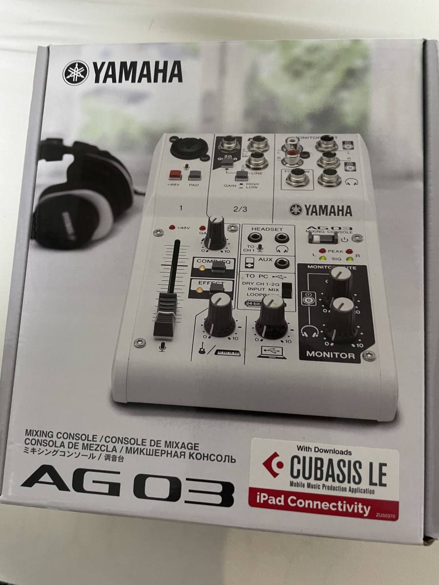 品】YAMAHA AG03 ミキシングコンソール ヤマハ ウェブキャスティング