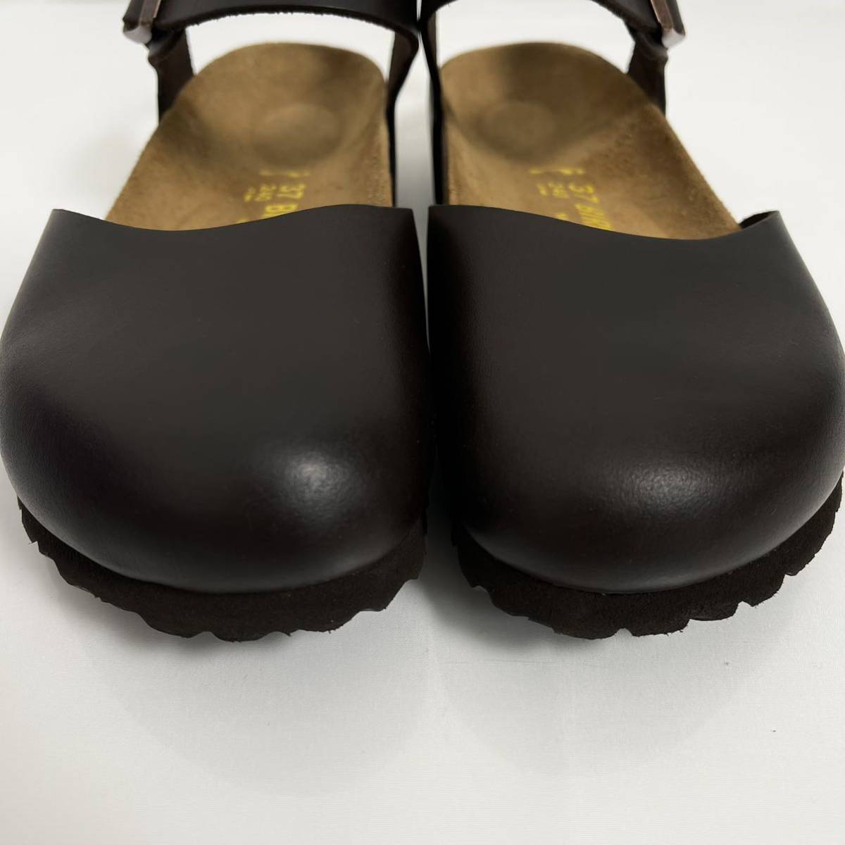 BIRKENSTOCK ビルケンシュトック MESSINA メッシーナ ナチュラル レザー　本革 サンダル　クロッグ　スリッポン　ダークブラウン　 24cm