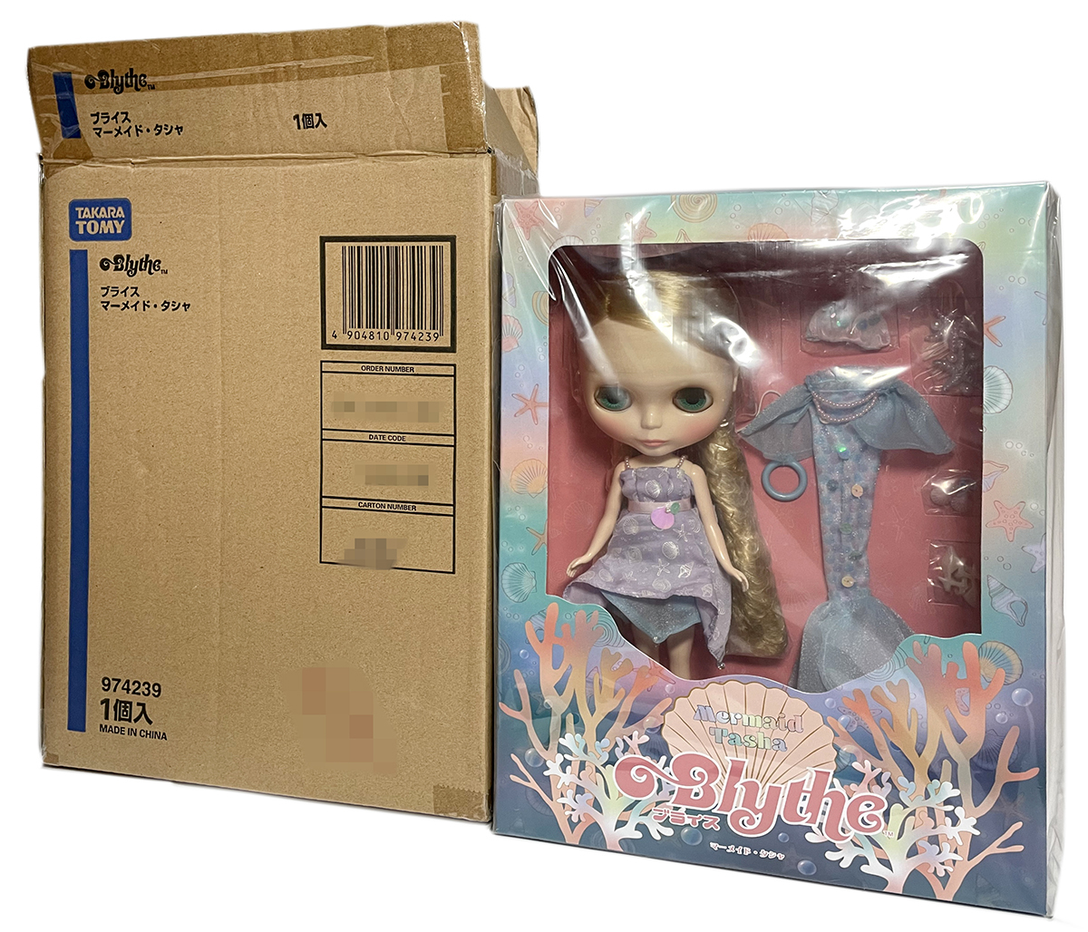 公式ショップ】 レア! 即決! 希少! 輸送箱付 未開封 マーメイド 新品・送料無料 マーメイドタシャ ネオブライス 未開封 キャラクターグッズ