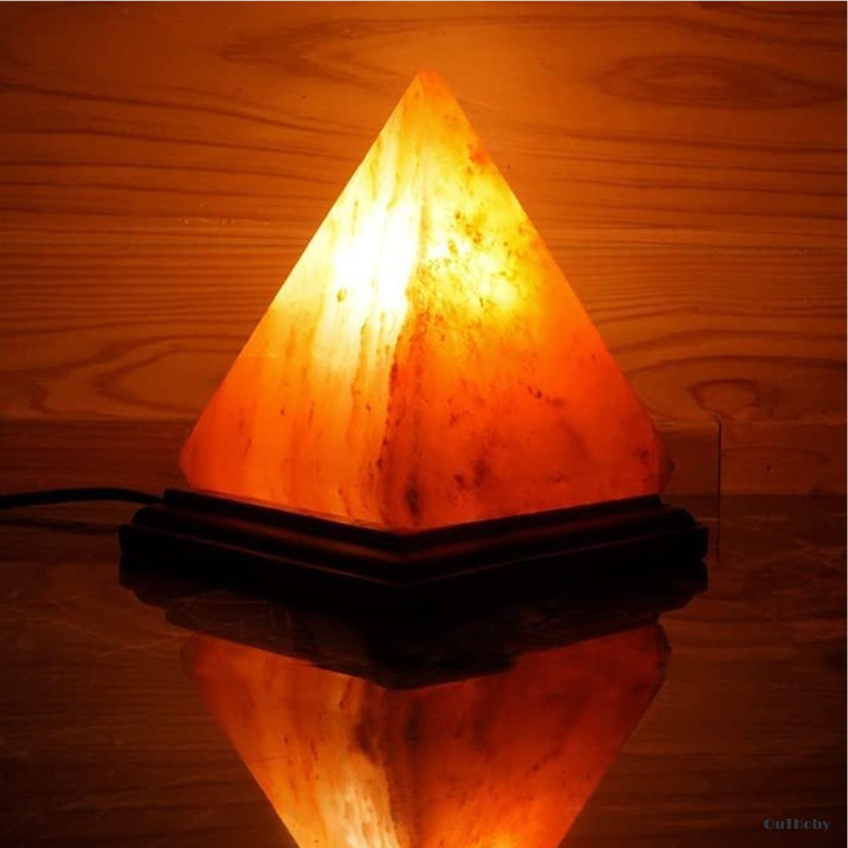 ピラミッド型 ヒマラヤ 岩塩ランプ ◎ 屋内ライト 間接照明 おしゃれ 神秘的 ◎ リビング ダイニング 寝室 キッチン インテリア プレゼント 