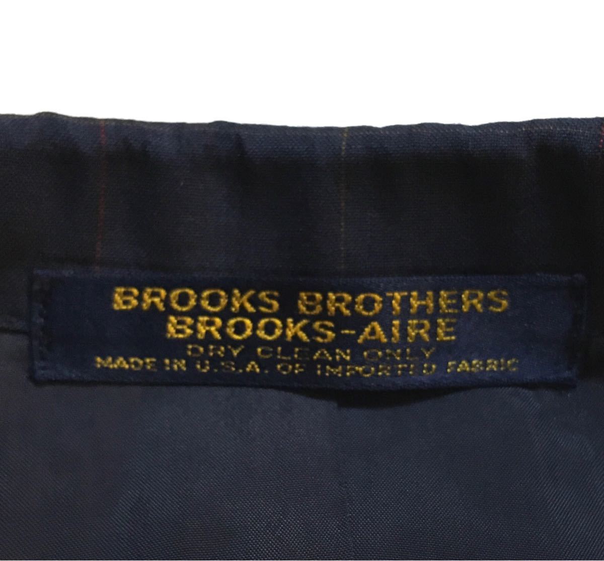 正規店低価 Brooks ブルックスブラザーズ☆ネイビーウィンドウペン