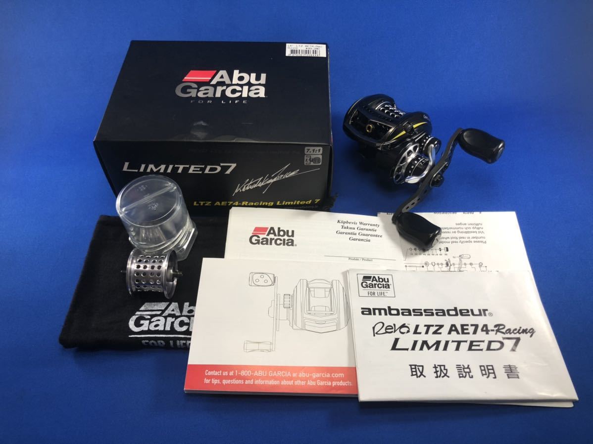 らかに ヤフオク! - 美品 アブガルシア レボLTZ AE74 レーシング リ
