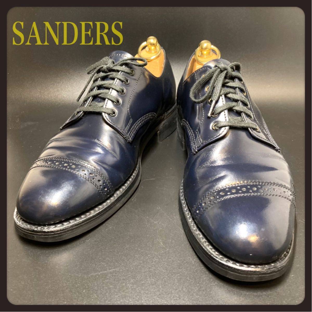 サンダース SANDERS ミリタリーダービー 白 6.5-