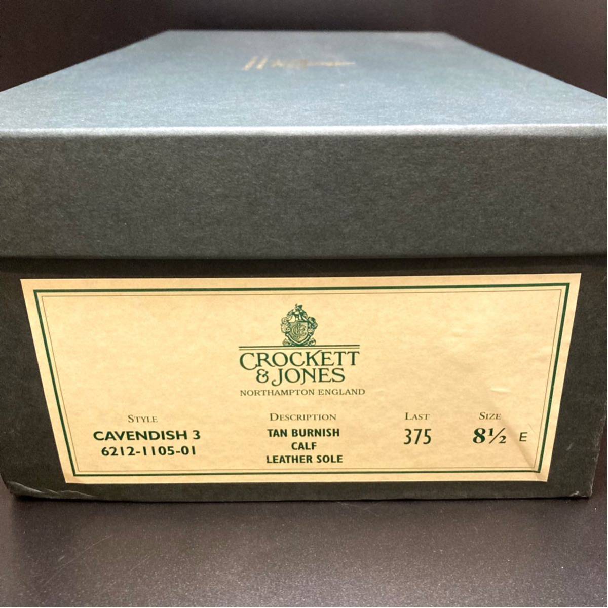 美品 Crockett&Jones クロケットアンドジョーンズ CAVENDISH3 キャベン
