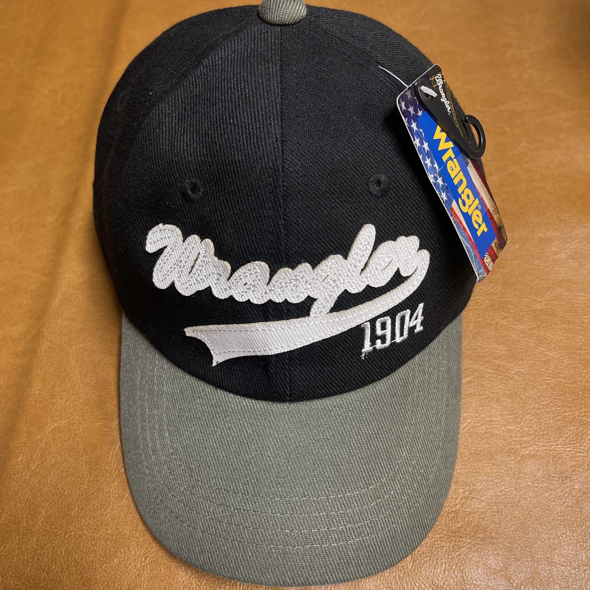 Wrangler ラングラー 帽子 キャップ CAP 未使用 ベースボールキャップ ブラック グレー デニム ジーンズ_画像1
