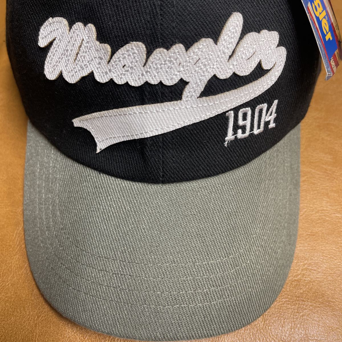 Wrangler ラングラー 帽子 キャップ CAP 未使用 ベースボールキャップ ブラック グレー デニム ジーンズ_画像2