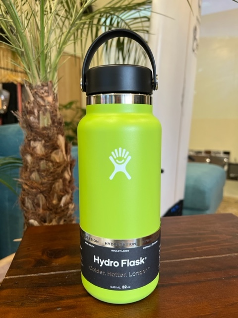 ハワイロコに大人気！ハイドロフラスクHYDROFLASK 32oz(946ml)ワイド 2022ニューカラー シーグラス ステンレスボトル アウトドアヨガビーチ