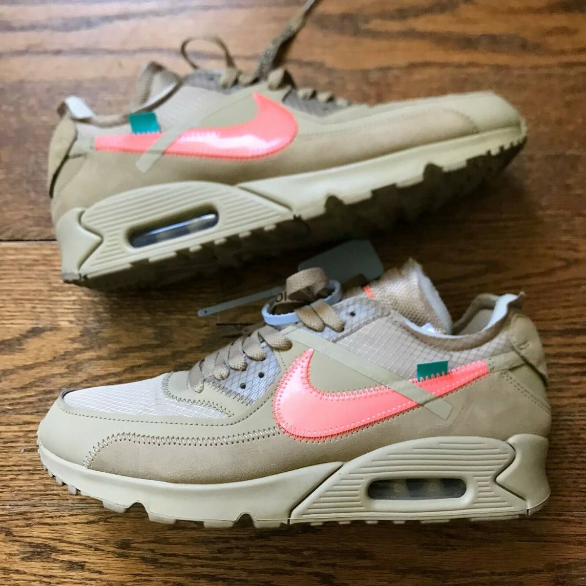 38%割引福袋 ナイキ エアマックス 90 x OFF-WHITE 'THE 10' DESERT 直売最安 NIKE×off-white エアマックス90 THE10 スニーカー