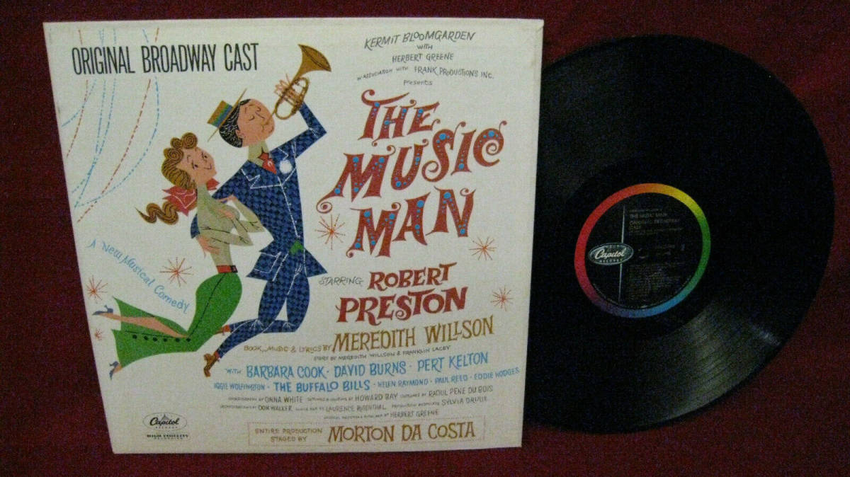 オリジナル The Music Man Starring Robert Preston Vinyl Record #46 海外 即決