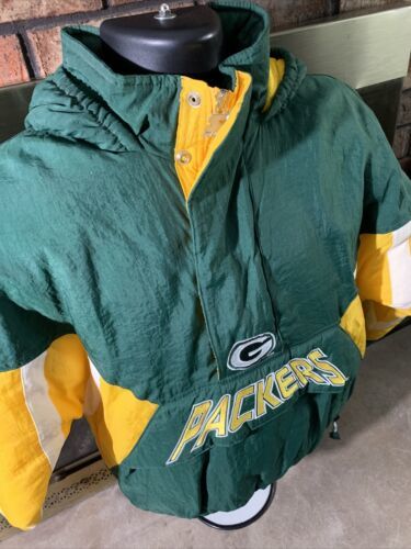 Vintage NWT Green Bay Packers Hooded 90s Starter NFL Football ...