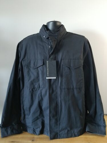 Men's Banana Republic Water Resistant Performance Jacket, Black, Size XL 海外 即決