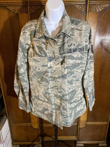 Women’s DSCP US Air Force Digital Camouflage Utility Field Shirt Jacket 10-R 海外 即決