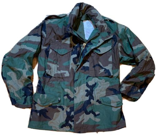 BDU Combat Military Woodland Camo Uniform Small -Shirt, Pants ...