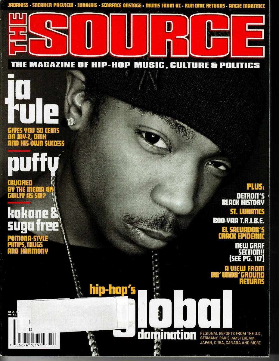 30％割引☆大人気商品☆ The SOURCE Magazine #138 March 2001 Ja Rule 