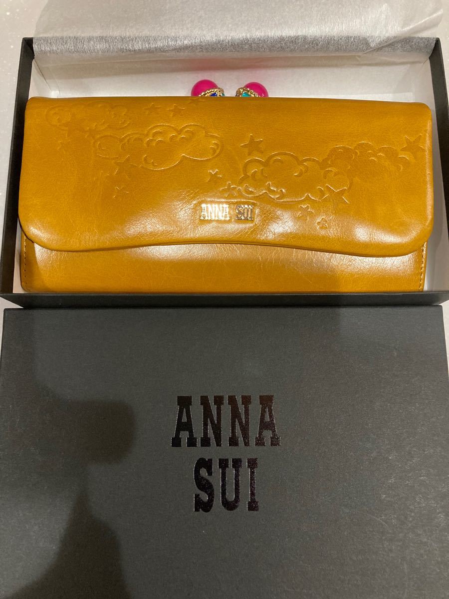 即納-96時間限定 ANNA SUI バルーン がま口長財布 - 通販 - www