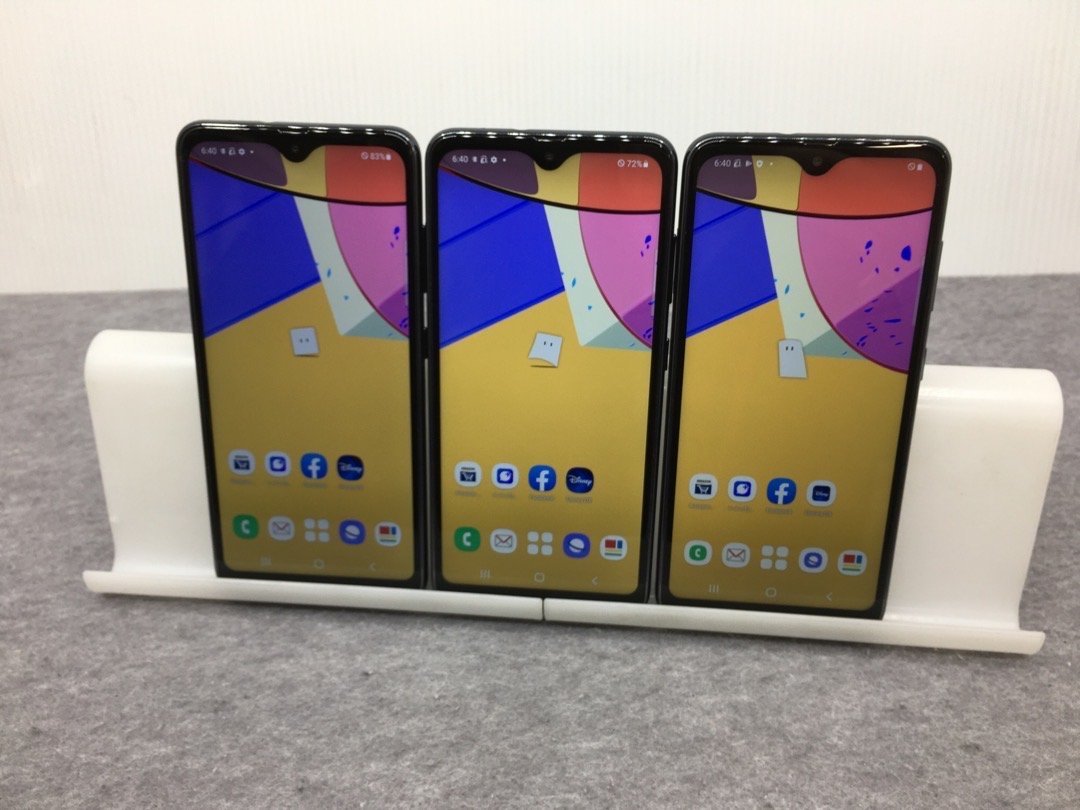 docomo】Galaxy A21 SC-42A 3台セット ブラック androidバージョン