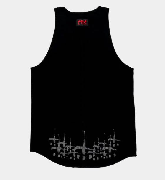 CVTVLIST CTLS LOT OF CROSSES INNER TANK TOP“BLACK“カタリスト