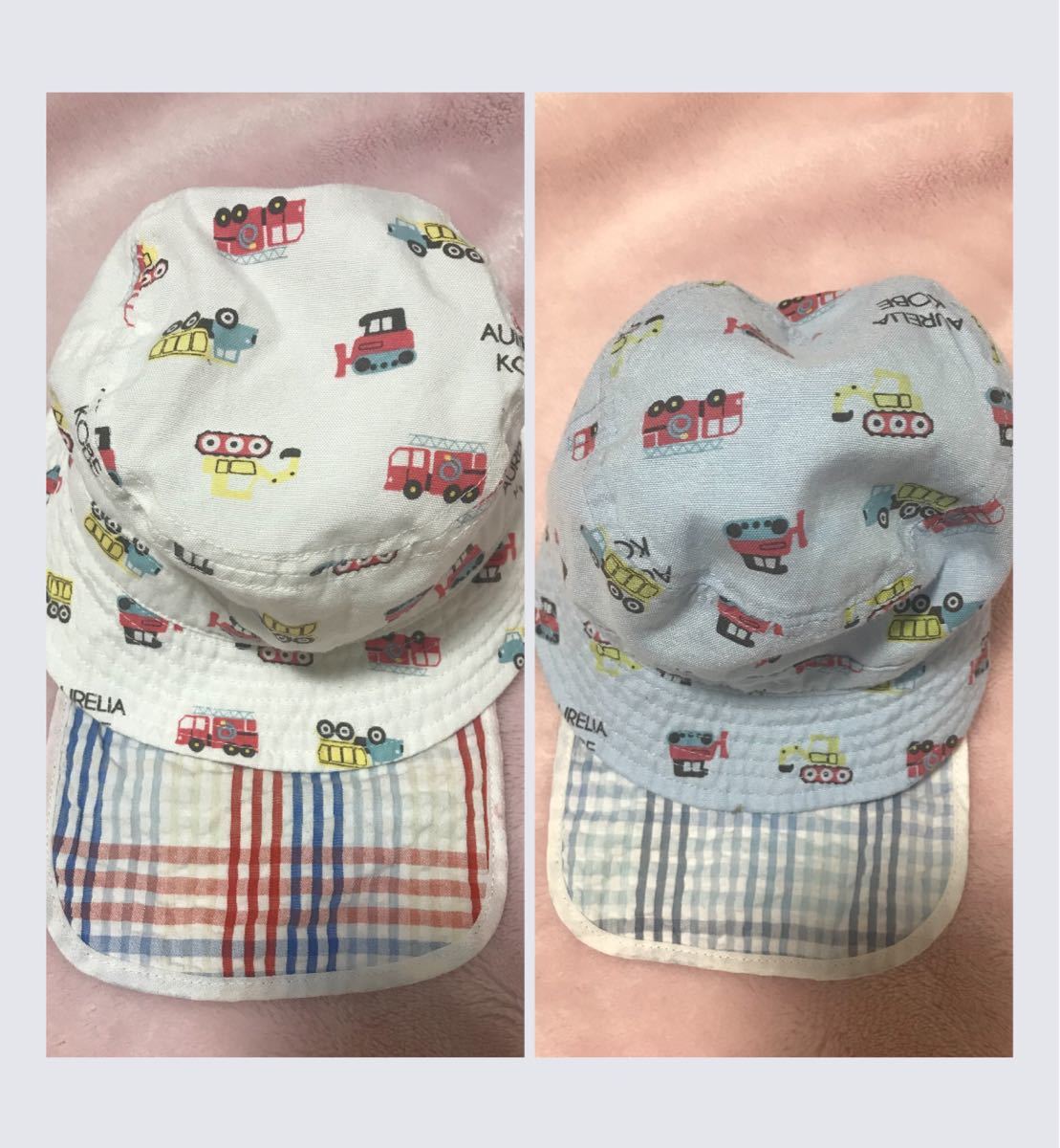 PayPayフリマ｜赤ちゃんのキャップ 帽子 子供用 48cm 2枚セット