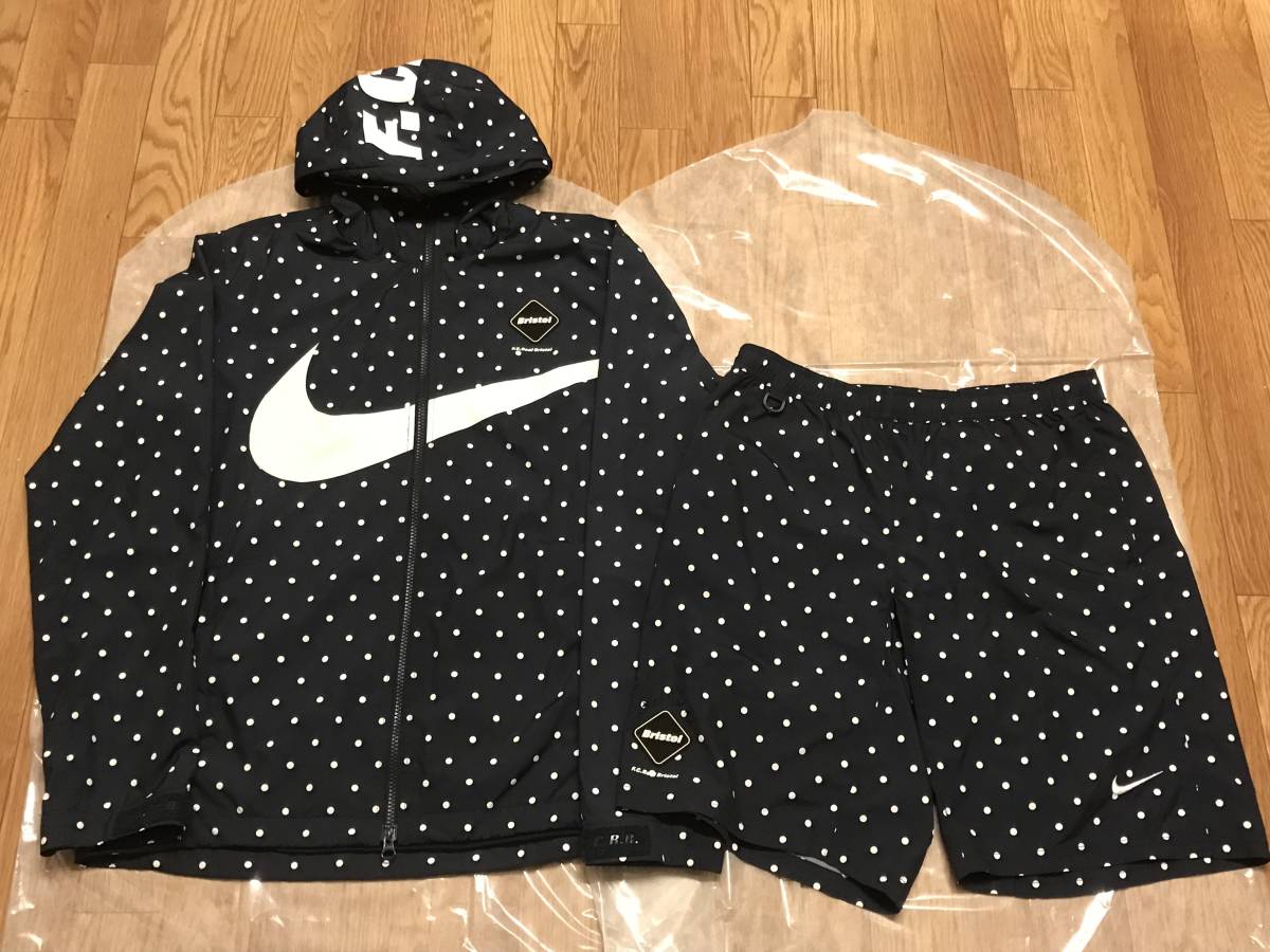 15AW FCRB NIKE セットアップ POLKA DOT PRACTICE JACKET & SHORTS 