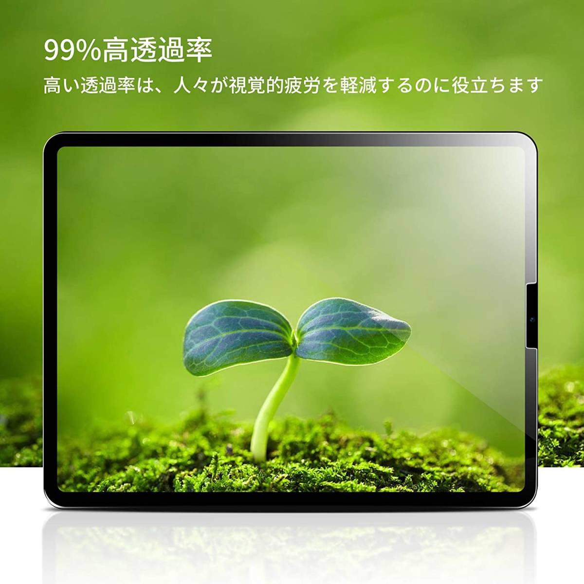 ●iPad AIR4 (2020)/iPad pro 11 ガラスフィルム 10.9/11インチ 用 HD強化ガラス液晶保護フィル_画像5