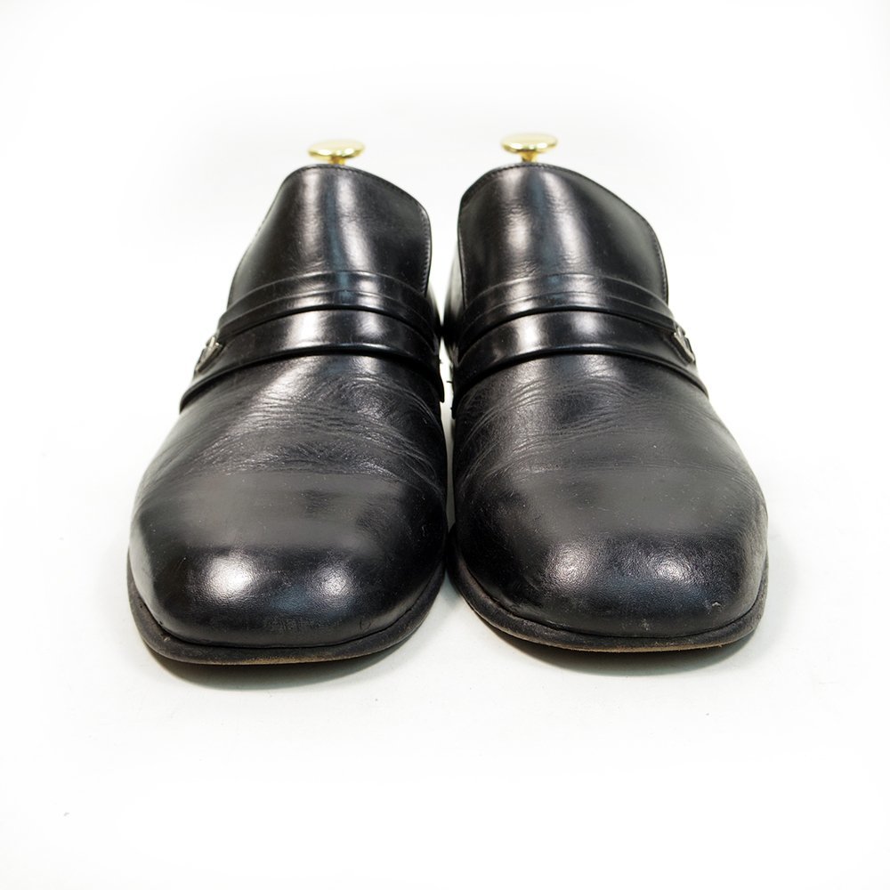 25.5cm相当　NUNN BUSH　ナンブッシュ　ストラップローファー　カナダ製　ブラック　革靴　レザーシューズ　ヴィンテージ　/U5852_画像3
