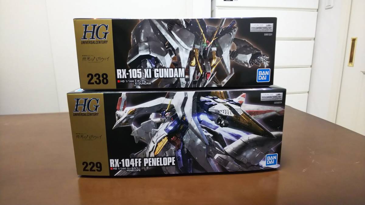 【新品 未開封】HGUC 1/144 Ξクスィーガンダム ペーネロペー 2体セット ガンプラ バンダイ 機動戦士ガンダム 閃光のハサウェイ_画像7