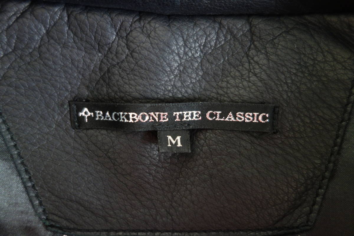 バックボーン ディアスキン レザーダウン ジャケット BACKBONE は
