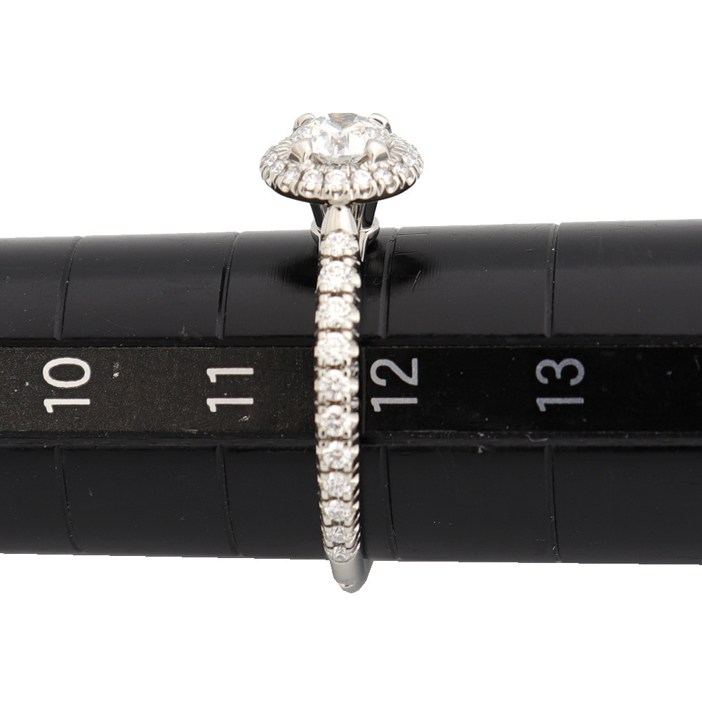 美品)カルティエ CARTIER デスティネ ソリテール ダイヤリング Pt 950