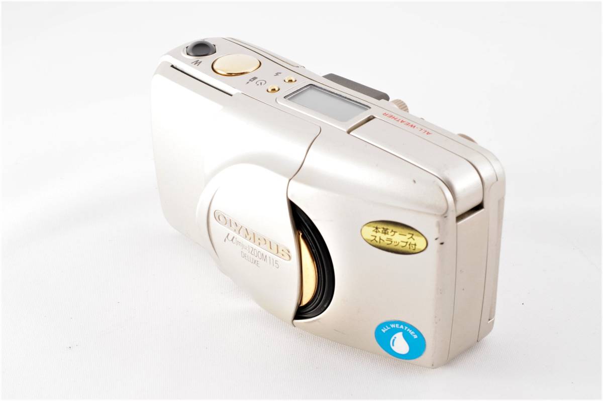 良品】Olympus μ Mju Zoom 115 Deluxe Point & Shoot Film Camera