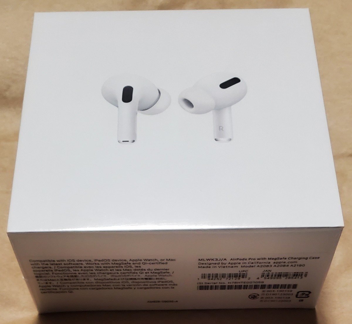 AirPods Pro MagSafe対応 MLWK3J/A 2021年10月モデル Apple ワイヤレス