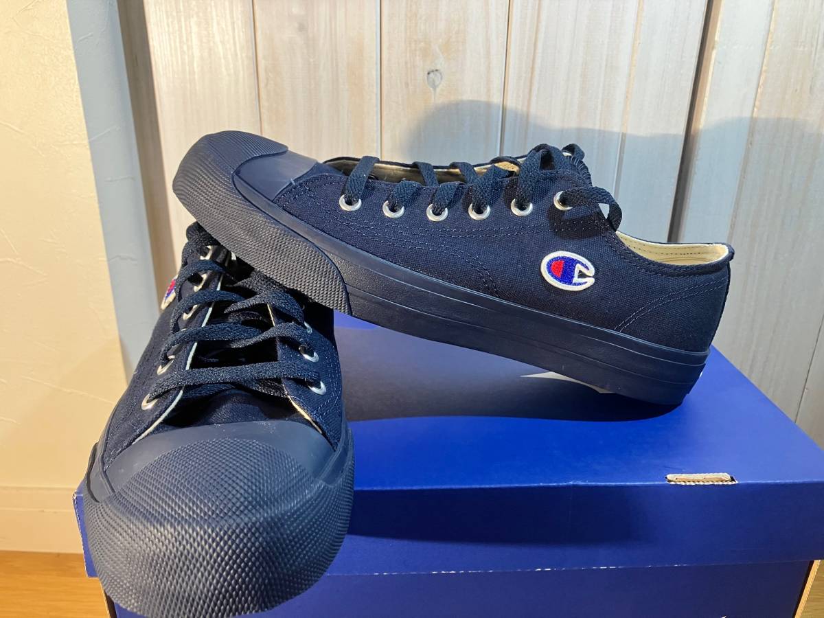 送料込 新品 Champion チャンピオン NB 25.5cm CENTER COURT MILI OX CP LC010 キャンバス ローカット 送料無料_画像3