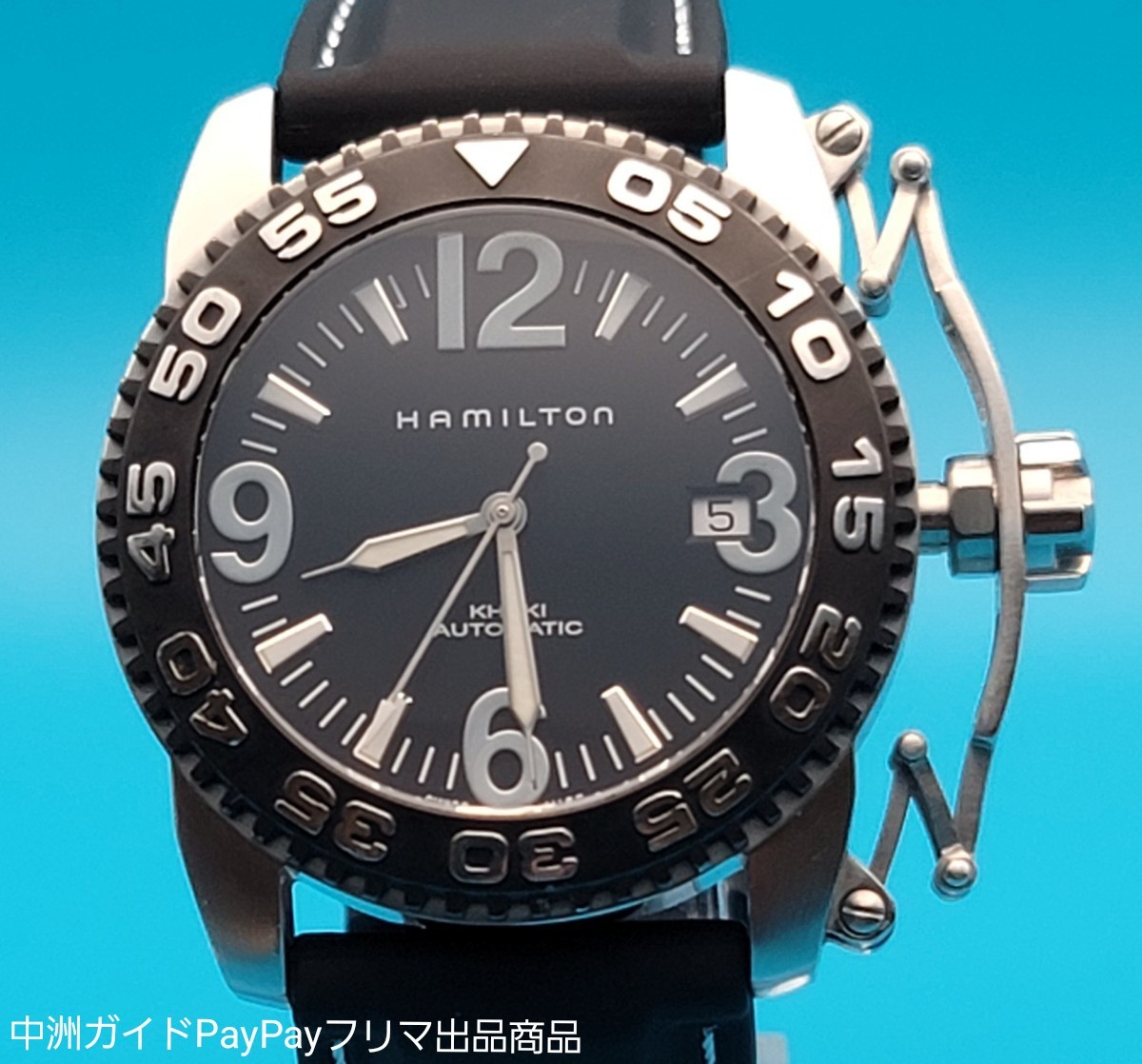 ハミルトン H624550 KHAKI カーキ アクション オートマチック 日付表示