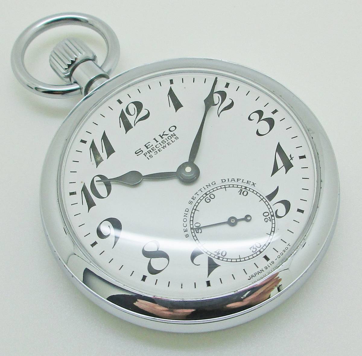 美品 SEIKO セイコー 鉄道時計 19セイコー 懐中時計 稼働品 の商品