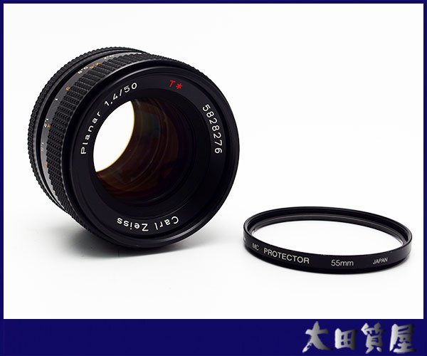 質屋出品☆CONTAX Carl Zeiss Planar T* 50mm F1.4 コンタックス 単
