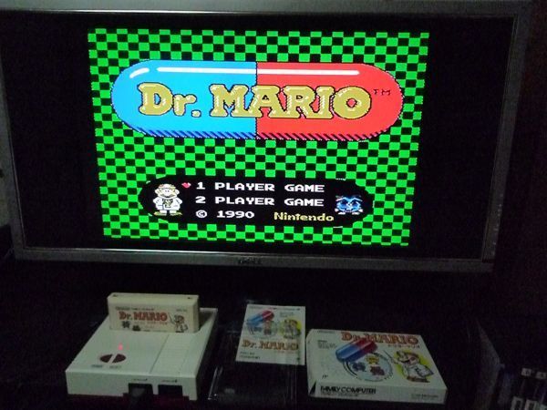 ドクターマリオ ファミコン カセット　箱説明書有 ソフト　Mr.Mario マリオ family computer 中古