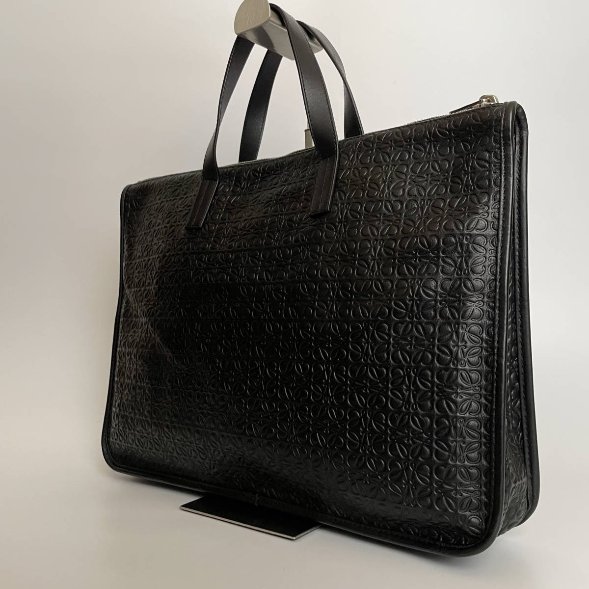 4年保証』 LOEWE 廃盤 ビジネスバッグ ブリーフケース アナグラム A4OK