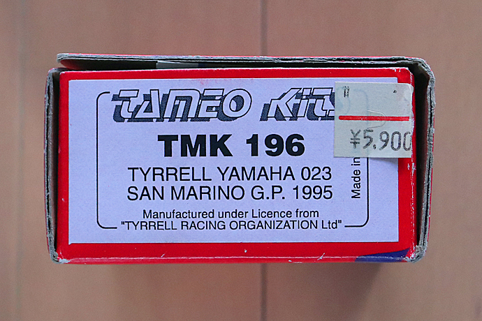 TAMEO タメオ TMK196 1/43 ティレル ヤマハ 023 サンマリノGP 1995