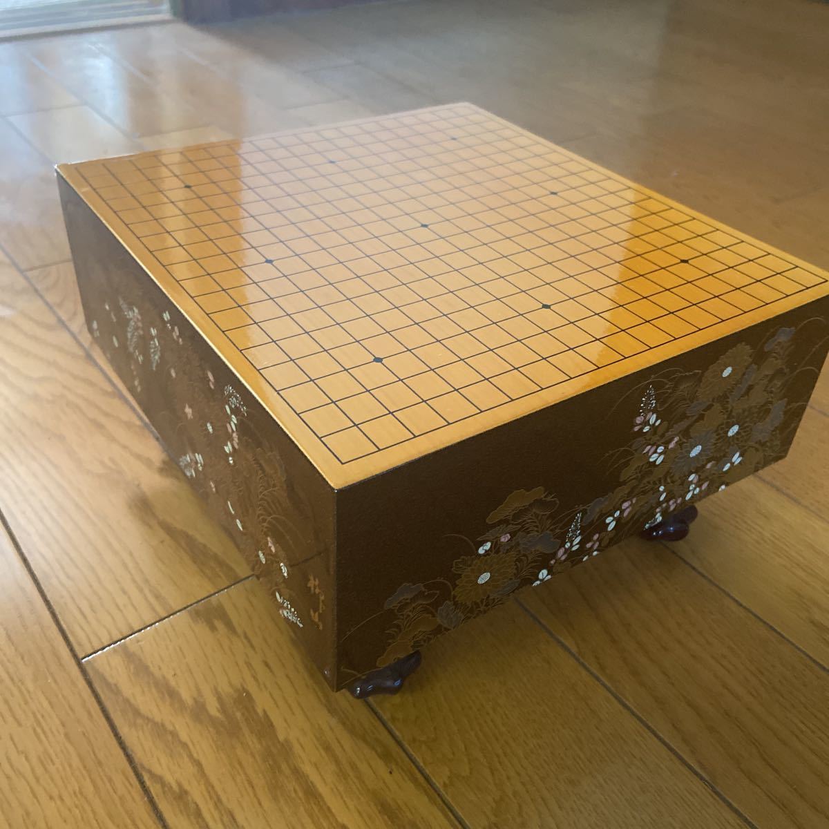 品質は非常に良い 漆芸碁盤 柳山作 ミニチュア 囲碁/将棋 - www