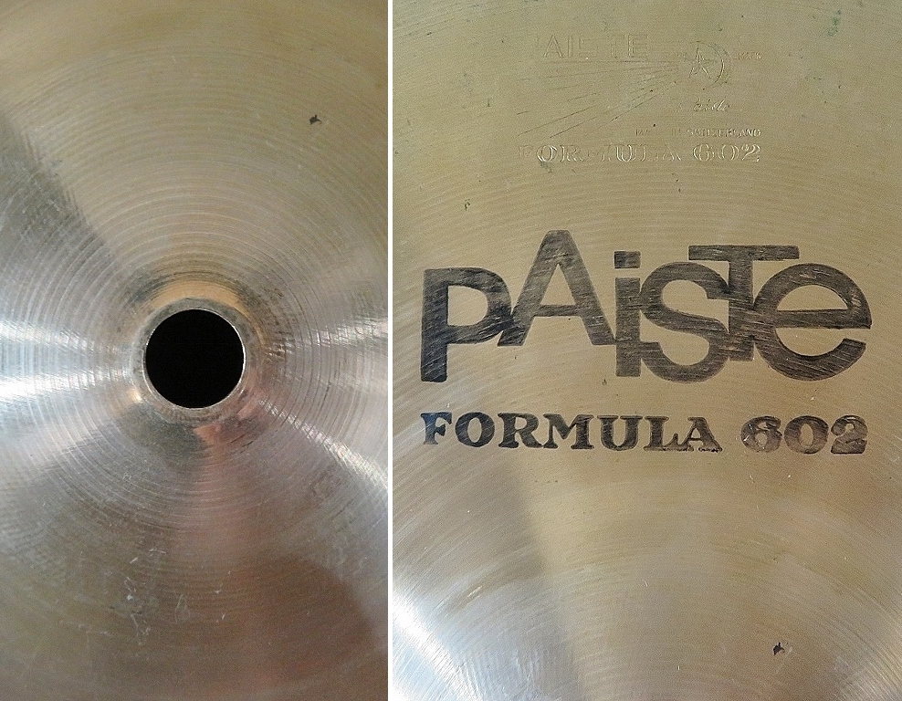 PAISTE/パイステ FORMULA 602 ハイハットシンバル(704 直径約35.5cm
