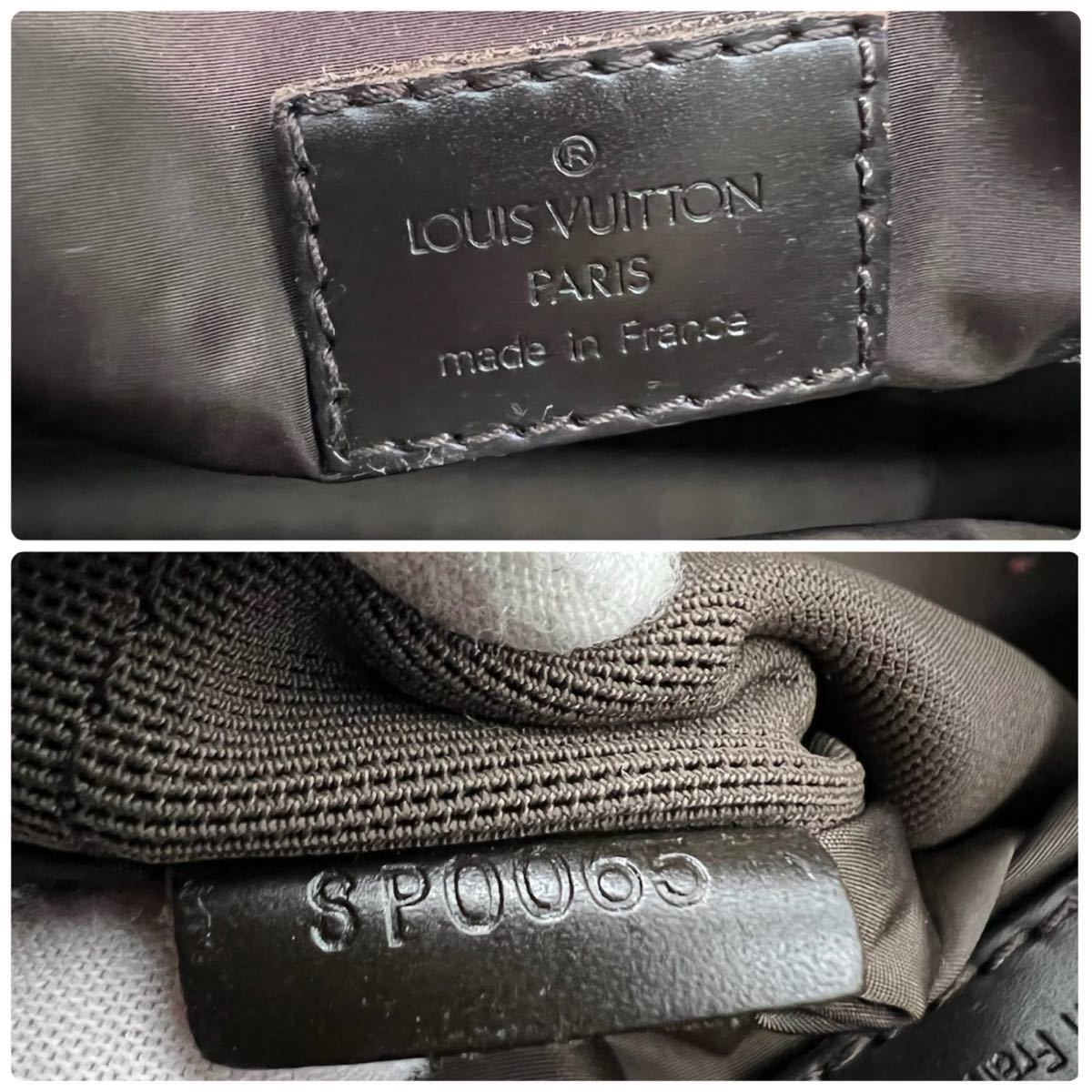 1円【美品 最高級】 ルイヴィトン LOUIS VUITTON ビトン ダミエ ジェアン シタダン ショルダーバッグ レザー 斜め掛け 鞄 カバン_画像9