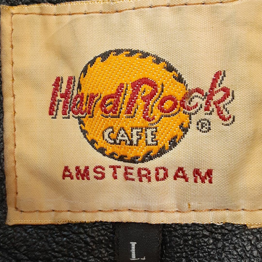 ハードロックカフェ　レザージャケット　アムステルダム